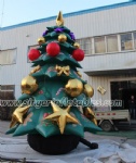 5m giant christmas inflatable tree with ornaments