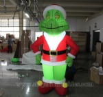 Inflatable Christmas party lighting grinch