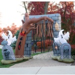 Inflatable Wailing Graveyard Archway