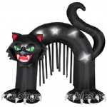 Inflatable black cat arch docor