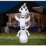 4m Airblow Inflatables Giant Ghost Stack Scene