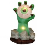 2m Halloween Inflatable Monster Hand with Eyeball Yard Decoration