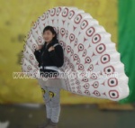 inflatable peacock wing