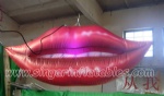 3m Valentine's day giant red inflatable lips