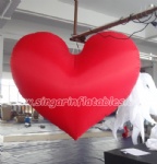 led giant inflatable heart for decoration