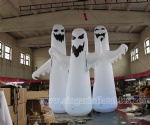 Giant Halloween decorative inflatable Halloween ghost with lights