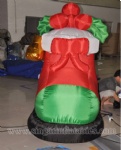 2m giant inflatable christmas shoe decoration
