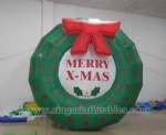 Giant inflatable Xmas giftbox