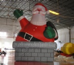 6m Giant inflatable chimney Xmas decoartion