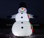 Inflatable lighting snowman
