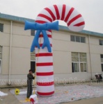 6m inflatable giant candy cane for christmas party
