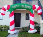 New candy cane arch door