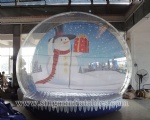 3m inflatable christmas snow globe