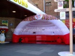 Customized igloo luna inflatable dome tent