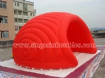 Red inflatable luna booth tent