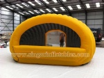 Inflatable yellow luna booth