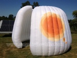 Customized inflatable meeting room