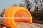 Orange customized luna dome tent for outdoor events