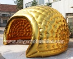 Gold inflatable luna dome
