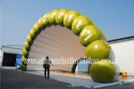 Giant inflatable shell trade show tent
