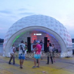 Airtight inflatable camping dome tent