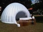 Inflatable lighting party tent