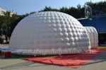 Inflatable bubble igloo  tent with two doors