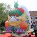 4m giant inflatable vegetable cartoon fruits and vegetables