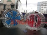 Customized water zorbing ball with zipper