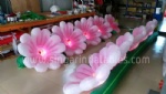 Customized LED flower chain,inflatable lighting flowers