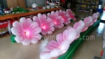 Customized LED flower chain,inflatable lighting flowers