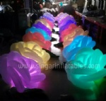 Inflatable led rose fllowers,rose flower chain,rose flower decor